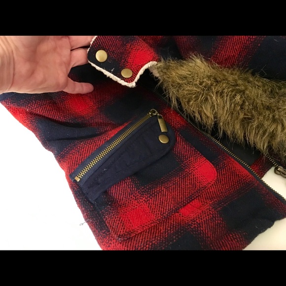 Mossimo Plaid vest small petite - Picture 7 of 8